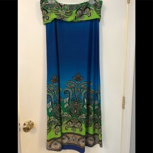 Venus silky feel flowy maxi skirt